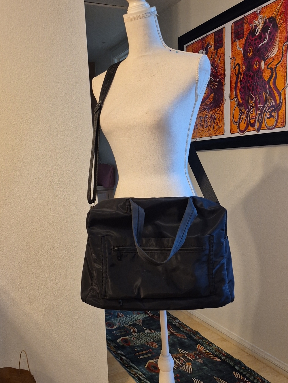 Mossimo Large Black Weekend Travel Bag
